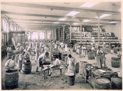 Constructing the barrels, from 